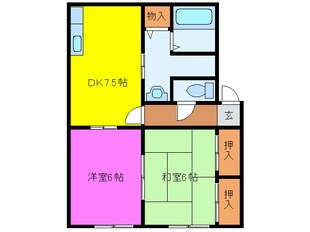 メルベーユの物件間取画像